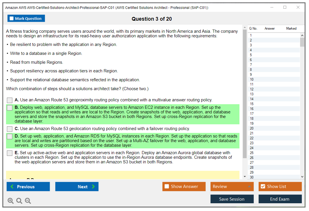 Free AWS-Solutions-Architect-Professional Exam Dumps