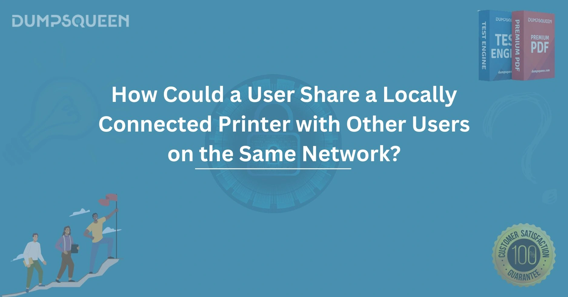 How Could a User Share a Locally Connected Printer with Other Users on the Same Network?