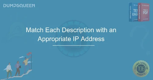 Learn to Match Each Description with an Appropriate IP Address for Networks