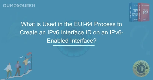 What is Used in the EUI-64 Process to Create an IPv6 Interface ID on an IPv6-Enabled Interface?