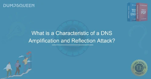 What is a Characteristic of a DNS Amplification and Reflection Attack?
