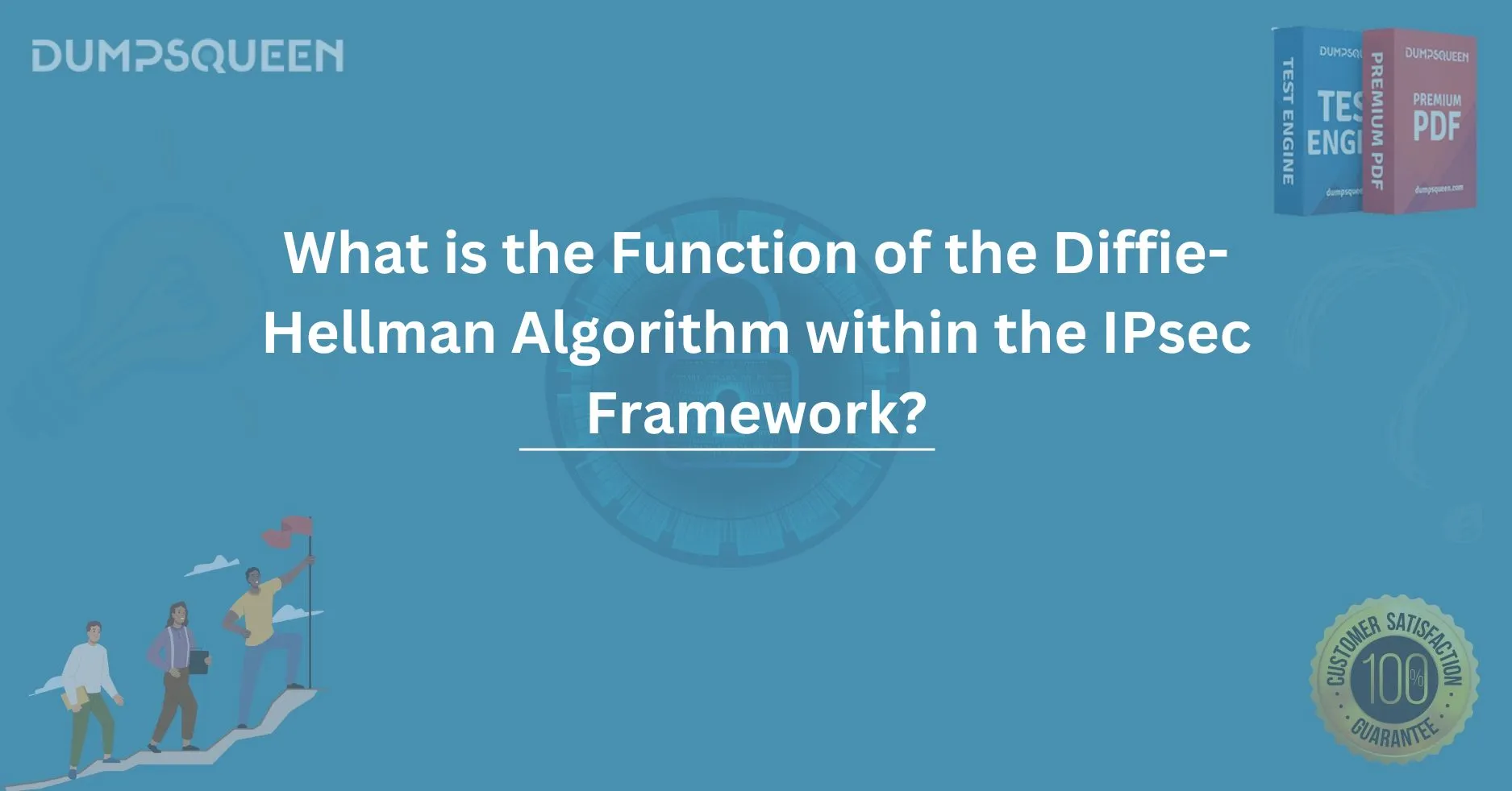 What is the Function of the Diffie-Hellman Algorithm within the IPsec Framework?
