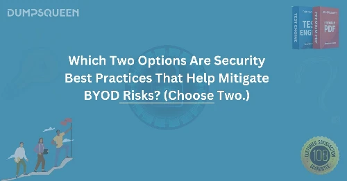 Which Two Options Are Security Best Practices That Help Mitigate BYOD Risks? (Choose Two.)