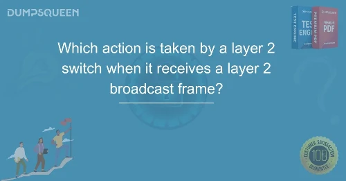 Which Action is Taken by a Layer 2 Switch When it Receives a Layer 2 Broadcast Frame? Explained
