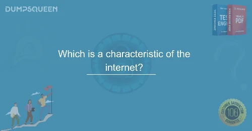 Which Is a Characteristic of the Internet? Explained