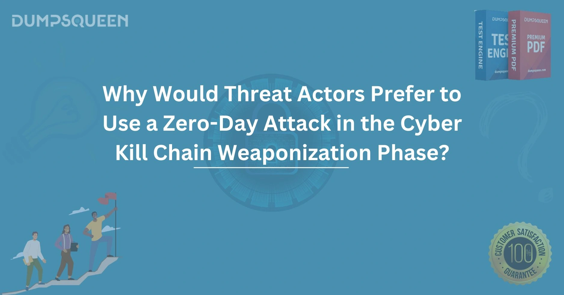 Why Would Threat Actors Prefer to Use a Zero-Day Attack in the Cyber Kill Chain Weaponization Phase?