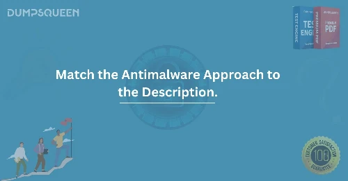 How to Match the Antimalware Approach to the Description in Cybersecurity