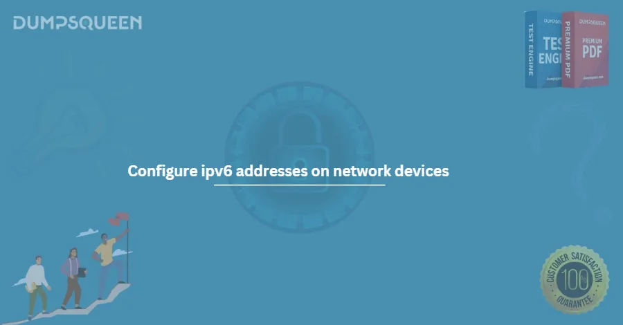 Configure ipv6 addresses on network devices
