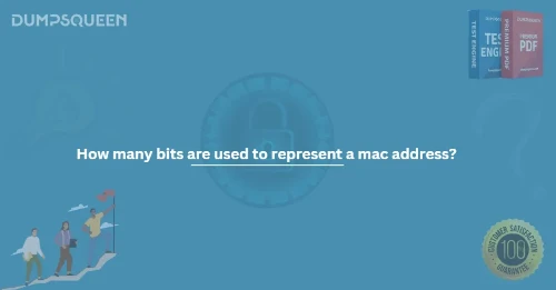 How many bits are used to represent a mac address?