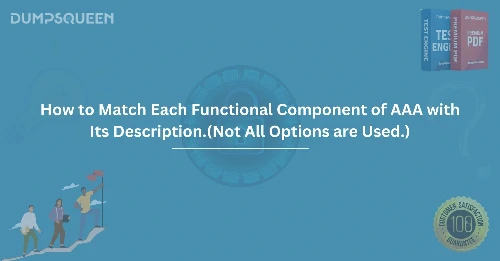 How to Match Each Functional Component of AAA with Its Description.(Not All Options are Used.)