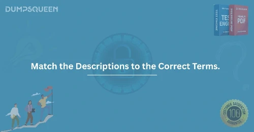 Match the Descriptions to the Correct Terms for Better Study Results