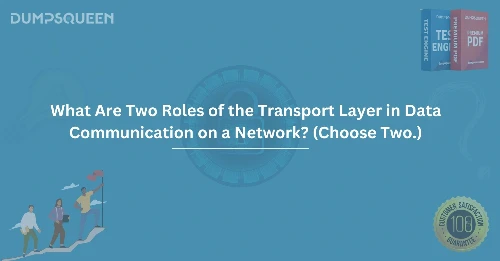 What are Two Roles of the Transport Layer in Data Communication on a Network? (Choose two.)