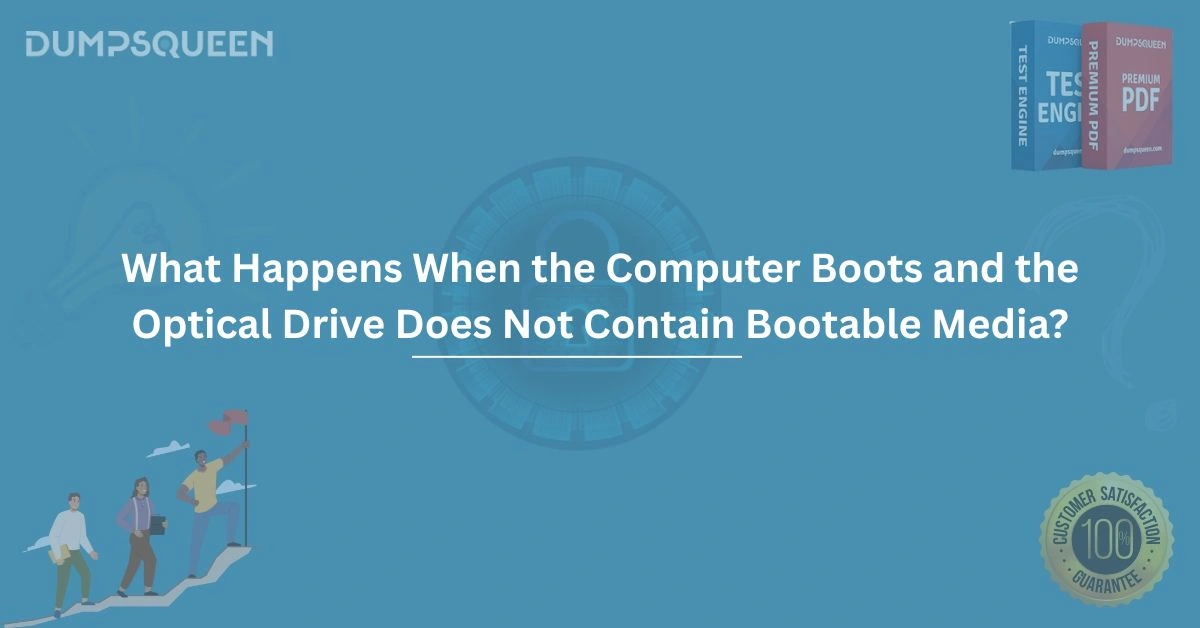 What Happens When the Computer Boots and the Optical Drive Does Not Contain Bootable Media?