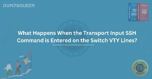 What Happens When the Transport Input SSH Command is Entered on the Switch VTY Lines?
