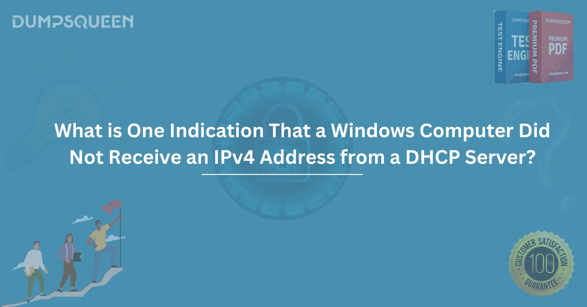 What is One Indication That a Windows Computer Did Not Receive an IPv4 Address from a DHCP Server?