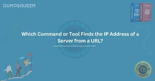 Which Command or Tool Finds the IP Address of a Server from a URL?