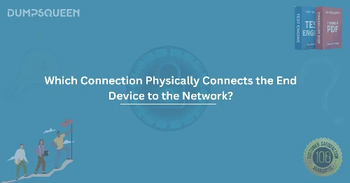 Which Connection Physically Connects the End Device to the Network?