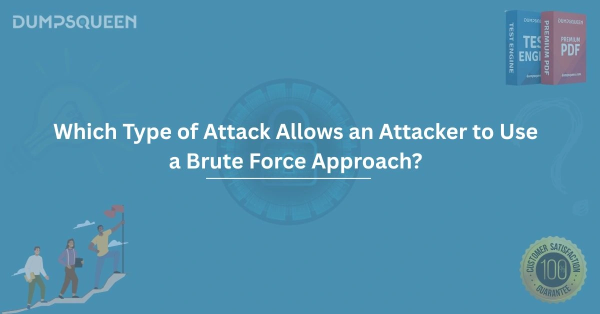 Which Type of Attack Allows an Attacker to Use a Brute Force Approach?