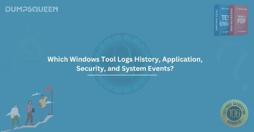Which Windows Tool Logs History, Application, Security, and System Events?
