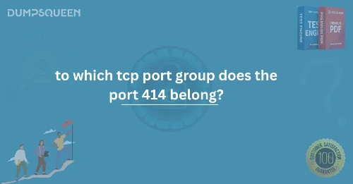 To Which TCP Port Group Does the Port 414 Belong? | DumpsQueen