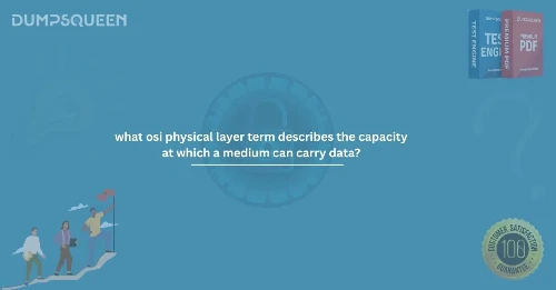 What OSI Physical Layer Term Describes the Capacity at Which a Medium Can Carry Data?