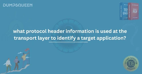 What Protocol Header Information is Used at the Transport Layer to Identify a Target Application