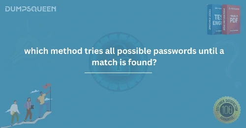 Which Method Tries All Possible Passwords Until a Match Is Found