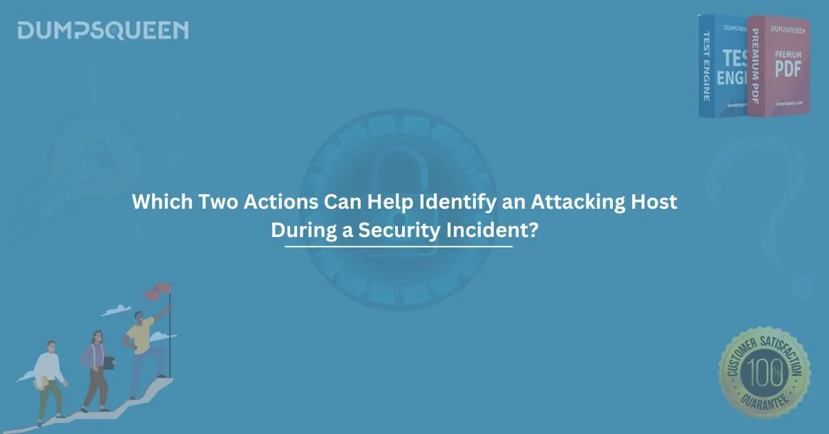 Which Two Actions Can Help Identify an Attacking Host During a Security Incident? (Choose Two.) – Complete Guide 