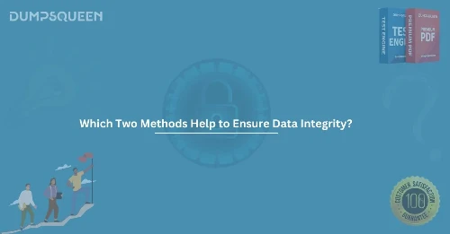 Which Two Methods Help to Ensure Data Integrity? (Choose Two.) | DumpsQueen Insights