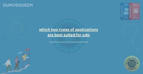 DumpsQueen Explains: Which Two Types of Applications Are Best Suited for UDP