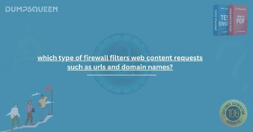 Which Type of Firewall Filters Web Content Requests Such as URLs and Domain Names?