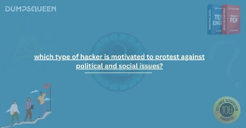 Which Type of Hacker Is Motivated to Protest Against Political and Social Issues?