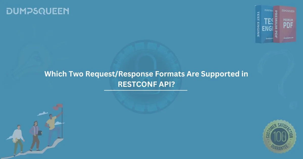 Which Two Request/Response Formats Are Supported in RESTCONF API?
